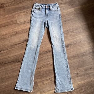 Express Skyscraper Mid Rise Flexx Hyper Stretch - Size Small LONG